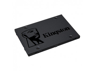 Kingston A400 480 GB, SSD form factor 2.5", SSD interface SATA, Write speed 450 MB/s, Read speed 500 MB/s