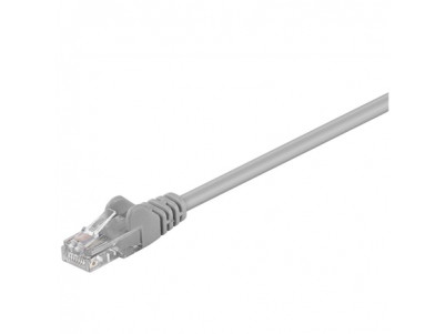 Goobay CAT 5e patch cable, U/UTP RJ45 male (8P8C), RJ45 male (8P8C), 3 m, Grey