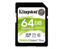 Kingston Canvas Select Plus UHS-I 64 GB, SDXC, Flash memory class 10