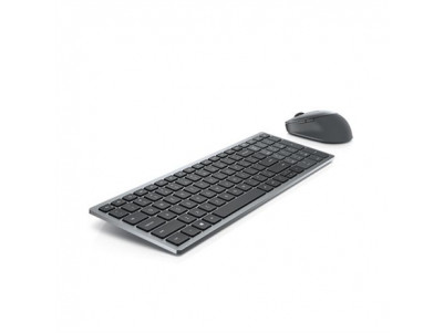 Dell Keyboard and Mouse KM7120W Wireless, 2.4 GHz, Bluetooth 5.0, Keyboard layout US, Titan Gray