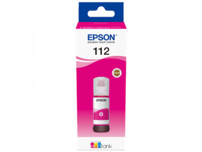 Epson 112 EcoTank Pigment C13T06C34A Ink Bottle, Magenta