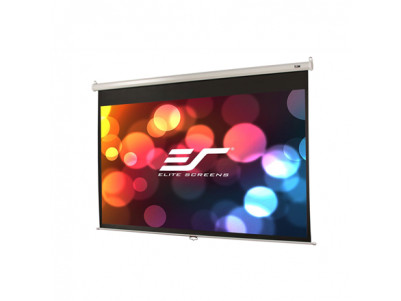 Elite Screens Manual Series M106XWH Diagonal 106 ", 16:9, Viewable screen width (W) 235 cm, White