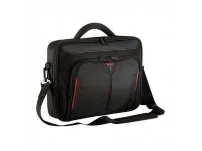 Targus Classic+ Fits up to size 15.6 ", Black/Red, Shoulder strap, Messenger - Briefcase