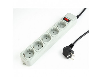 Power Cube SPG3-B-6C surge protector, 5 sockets, 6ft Gembird