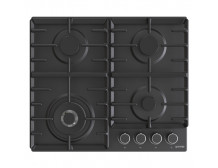 Gorenje Hob GW642AB Gas, Number of burners/cooking zones 4, Mechanical, Black