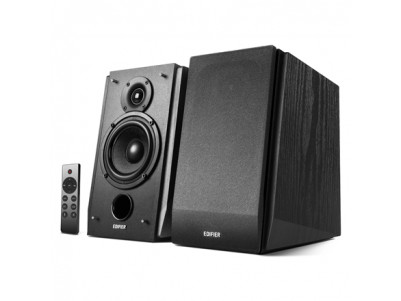 Edifier Subwoofer Supported Bookshelf Speakers R1855DB Matte black, Bluetooth, Wireless connection