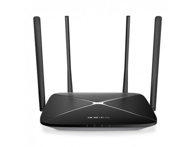 Mercusys AC1200 Wireless Dual Band Gigabit Router AC12G 802.11ac, 300+867 Mbit/s, 10/100/1000 Mbit/s, Ethernet LAN (RJ-45) ports