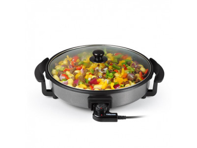 Tristar Multifunctional grill pan PZ-2964 Grill, Diameter 40 cm, 1500 W, Lid included, Fixed handle, Black