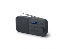 Muse Alarm function, M-109DB, Portable radio, Black