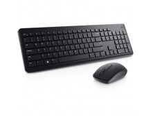 Dell Keyboard and Mouse KM3322W Keyboard and Mouse Set, Wireless, Batteries included, EE, Black