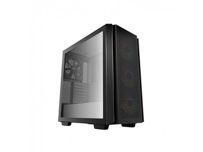 Deepcool MID TOWER CASE CG540 Side window, Black, Mid-Tower, Power supply included No