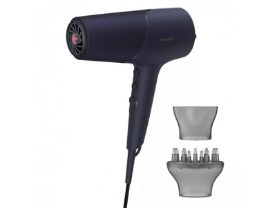 Philips Hair Dryer BHD510/00 2300 W, Number of temperature settings 3, Ionic function, Diffuser nozzle, Blue and metal