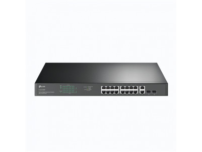 TP-LINK Switch TL-SG1218MP Unmanaged, Rack Mountable, 10/100 Mbps (RJ-45) ports quantity 18, PoE+ ports quantity 16