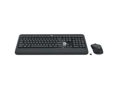 Logitech MK540 Advanced Keyboard and Mouse Set, Wireless, Mouse included, Batteries included, US, Wireless connection, USB, Blac