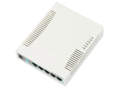 MikroTik Switch RB260GS 10/100/1000 Mbit/s, Ethernet LAN (RJ-45) ports 5, SFP ports quantity 1, Desktop, POE-in