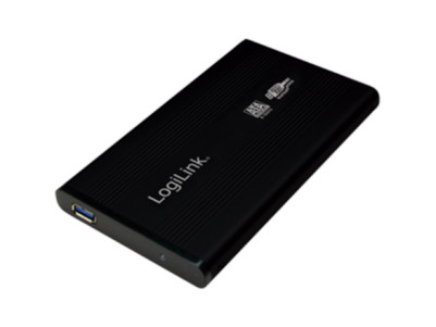 Logilink External hard drive enclosure, black 2.5", SATA, USB 3.0