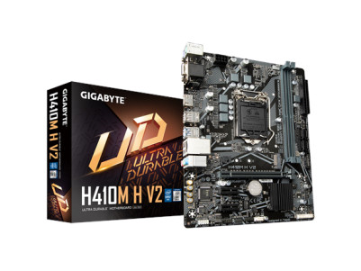 Gigabyte H410M H V2 1.0 M/B Processor family Intel, Processor socket LGA1200, DDR4 DIMM, Memory slots 2, Supported hard disk dri