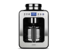 Caso Design Compact Coffee Maker with Grinder Manual, 600 W, Black/Stainless steel