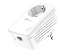 TP-LINK AV1000 Gigabit Passthrough Powerline Adapter TL-PA7017P 1000 Mbit/s, Ethernet LAN (RJ-45) ports 1, No Wi-Fi, Extra socke