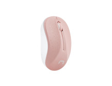 Natec Mouse, Toucan, Wireless, 1600 DPI, Optical, Pink-White