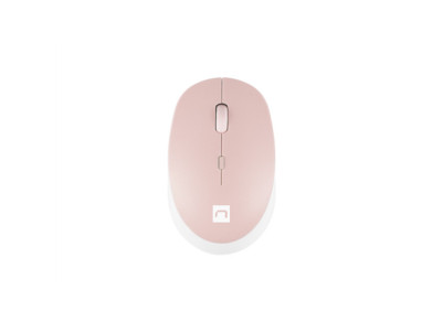 Natec Mouse Harrier 2 Wireless, White/Pink, Bluetooth