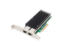 Digitus 10Gbps Dual Port Ethernet Server adapter PCIe X8, Intel X540 BT2 DN-10163