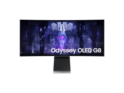 Samsung Curved Monitor LS34BG850SUXEN 34 ", LED, WQHD, 3440 x 1440, 21:9, 0.1 ms, 200 cd/m , Silver, 175 Hz