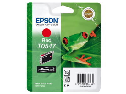 Epson Ultra Chrome Hi-Gloss T0547 Ink, Red