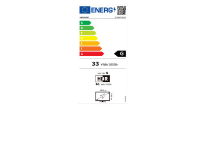 Samsung Flat Monitor LS32BG700EUXEN 32 ", IPS, UHD, 3840 x 2160, 16:9, 1 ms, 300 cd/m , Black, 144 Hz, HDMI ports quantity 2