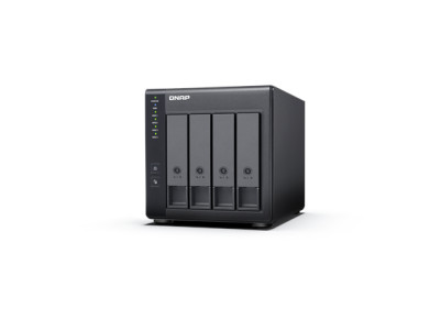 QNAP 4-Bay TR-004 Up to 4 HDD/SSD Hot-Swap, Micro processor with hardware RAID, 1 x Type-C USB 3.2 Gen 1 (USB 3.2 Gen 1)