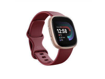 Fitbit Versa 4 Smart watch, NFC, GPS (satellite), AMOLED, Touchscreen, Heart rate monitor, Activity monitoring 24/7, Waterproof,