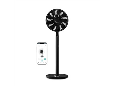 Duux Fan Whisper Flex Ultimate Smart Diameter 34 cm, Black, Number of speeds 30, 3-26 W, Oscillation