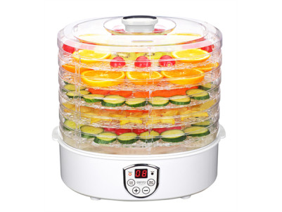 Camry Food Dehydrator CR 6659 Power 240 W, Number of trays 5, Temperature control, Integrated timer, White