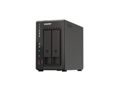 QNAP 2-Bay desktop NAS TS-253E-8G J6412 4-core, Processor frequency 2.6 GHz, 8 GB, 2 x HDMI 1.4b, 2x M.2 2280 PCIe slots, 2x USB