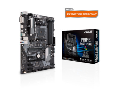 Asus PRIME B450-PLUS Processor family AMD, Processor socket AM4, Memory slots 4, Chipset AMD B, ATX