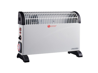 Mesko Convector Heater with Timer and Turbo Fan MS 7741w 2000 W, Number of power levels 3, White