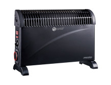 Mesko Convector Heater with Timer and Turbo Fan MS 7741b Convection Heater, 2000 W, Number of power levels 3, Black