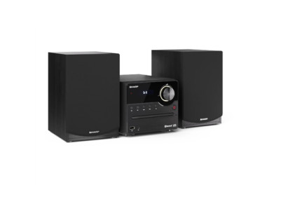 Sharp XL-B512(BK) Hi-Fi Micro System, CD/FM/USB/Bluetooth v5.0, 45W, Black