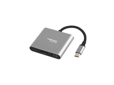 Natec Multi-Port Adapter, Fowler, USB-C, HDMI, USB 3.0