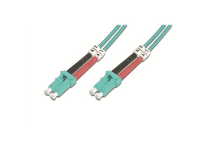 Digitus FO Patch Cord, Duplex, LC to LC MM OM3 50/125 , 2 m