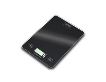 Caso Kitchen scale Slim Maximum weight (capacity) 5 kg, Graduation 1 g, Black