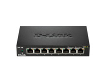 D-Link Switch DGS-108/E Unmanaged, Desktop, 1 Gbps (RJ-45) ports quantity 8