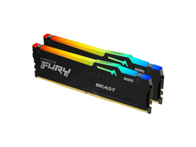 Kingston Fury Beast RGB 32 Kit (16GBx2) GB, DDR5, 5200 MHz, PC/server, Registered No, ECC No, 2x16 GB