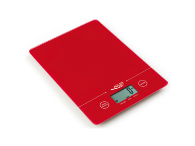 Adler Kitchen scales AD 3138 Maximum weight (capacity) 5 kg, Graduation 1 g, Red