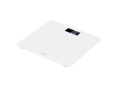 Adler Bathroom scale AD 8157w Maximum weight (capacity) 150 kg, Accuracy 100 g, Body Mass Index (BMI) measuring, White