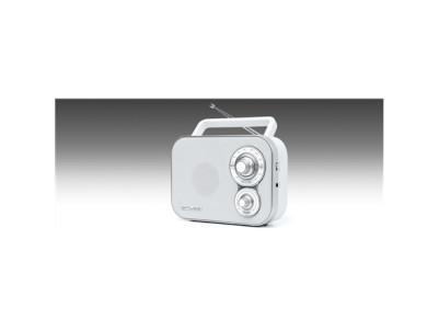 Muse Portable Radio M-051RW White, AUX in