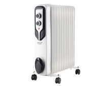 Adler Oil-Filled Radiator AD 7817 2500 W, Number of power levels 3, White