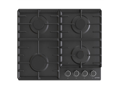 Gorenje Hob G642AB Gas, Number of burners/cooking zones 4, Rotary knobs, Black