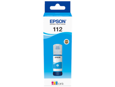 Epson 112 EcoTank Pigment C13T06C24A Ink Bottle, Cyan