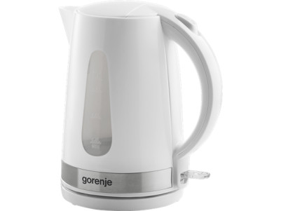 Gorenje Kettle K17WE Electric, 2200 W, 1.7 L, Plastic + metal, 360 rotational base, White